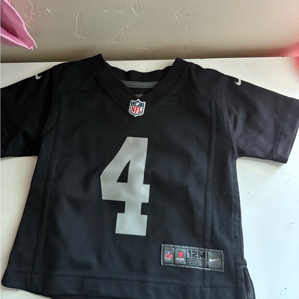 Nike Kids Black and Gray Jersey